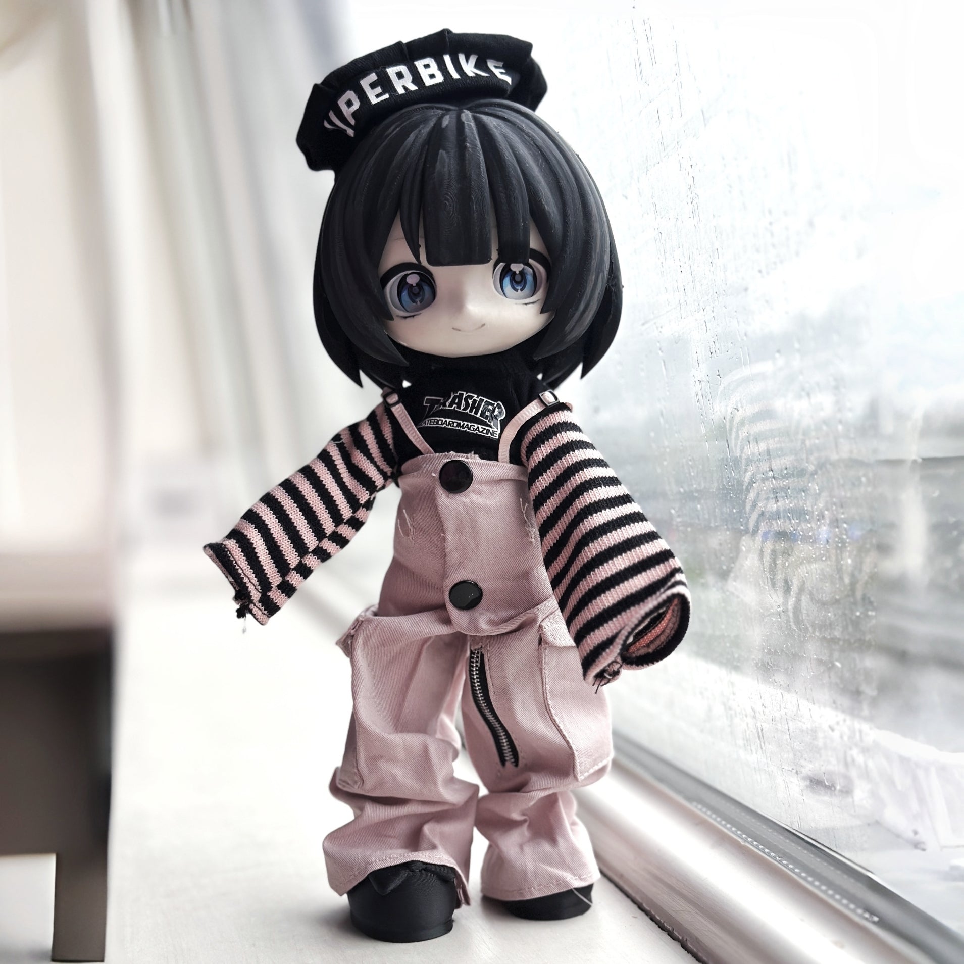 Peaslive 3D Printed BJD Doll: Skater Girl Outfit