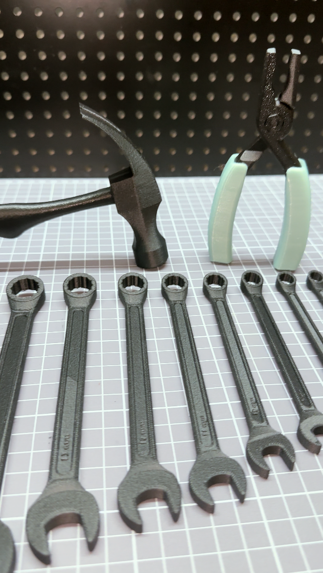 Peaslive PPA-CF 3D Printed Industrial Tool Set