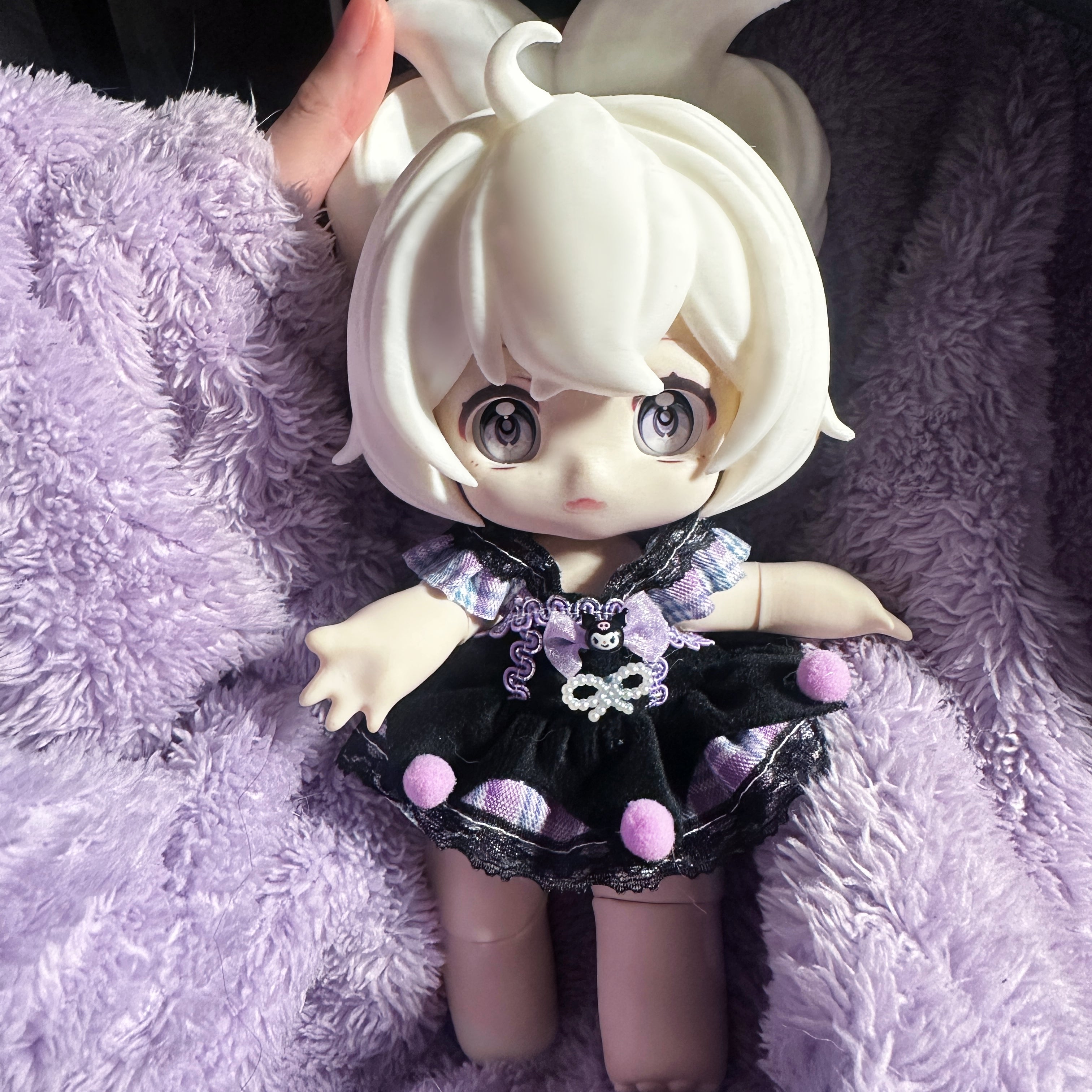 Peaslive 3D Printed BJD Doll: Gothic Lolita Outfit