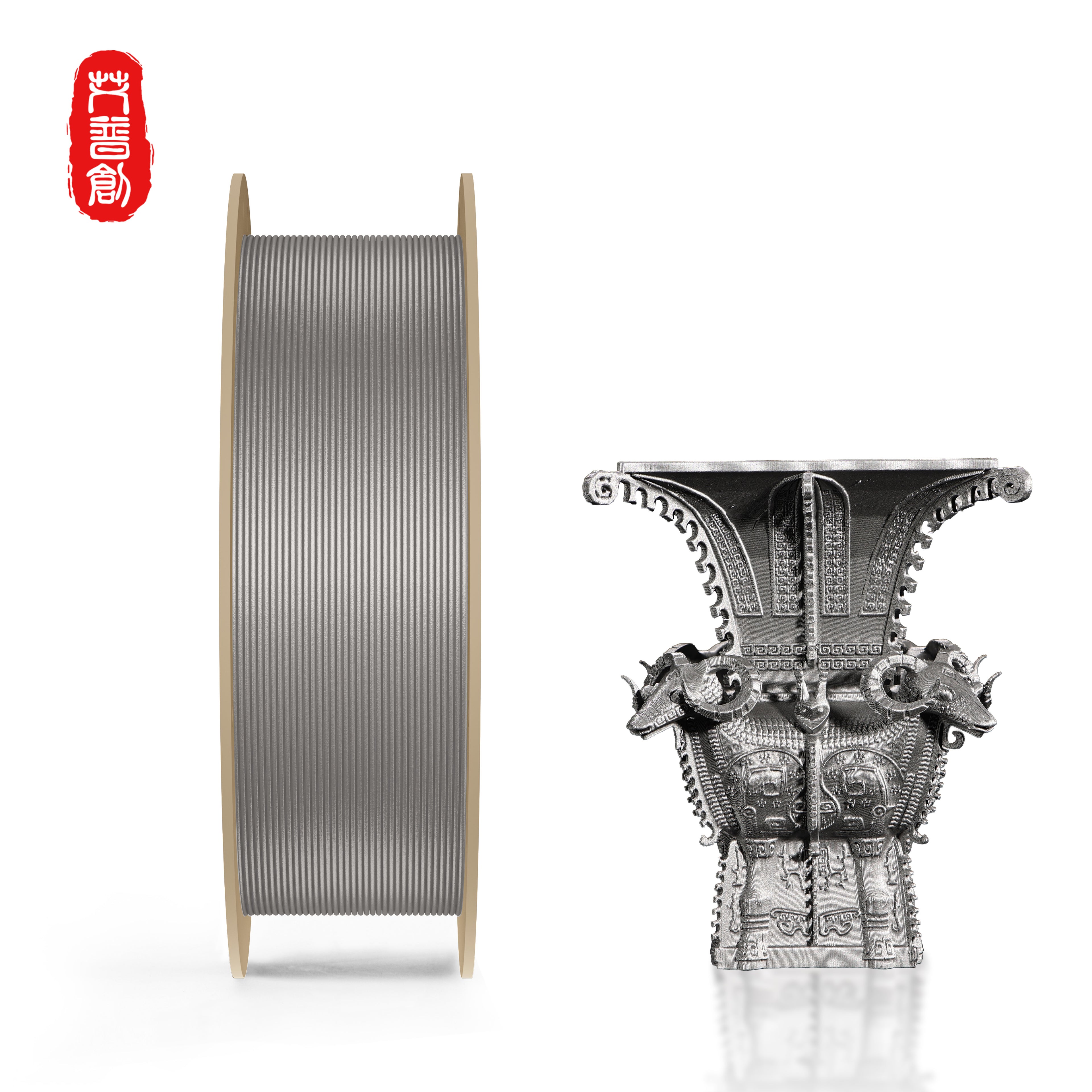 IPCON Pro-Series Metallic PETG Filament 1.75mm, 1kg - High Strength, Glossy Metal Finish